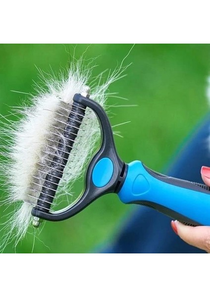 Plastik Saplı Metal Kedi Köpek Bakım Kıtık Tüy Topak Açıcı Tarak fiyatları