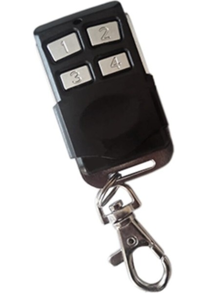 4 Kanallı Siyah Kablosuz Kumanda, DC-115B Sürgü Kapaklı, Kolay Kullanım