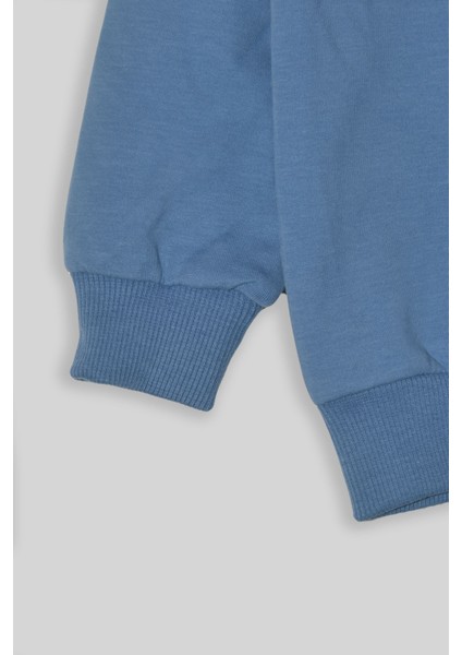 Erkek Çocuk %100 Organik Pamuk Bitki Baskılı Yumuşacık Trend Eşofman Takımı - 1008 indirimleri