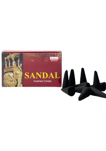 Darshan Incense Sandal Konik Tütsü 10 Adet fiyatları