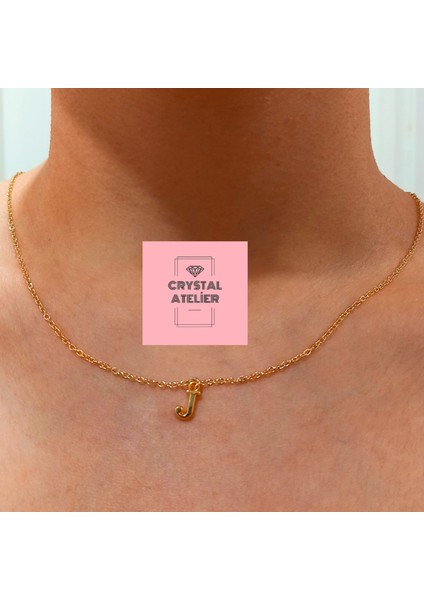 Altın Kaplama Üç Boyutlu Minimal J Harf Kolye – Kişiye Özel Baş Harf Kadın Kolye – Şık, Zarif ve Parlak Tasarım – Paslanmaz Çelik Gold Harf Kolye Hediye Seçeneği – 3 Boyutlu Harf Kolye fiyatları