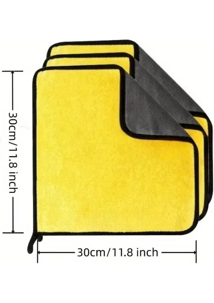 Yünlü Hassas Araba Yıkama ve Temizlik Bezi