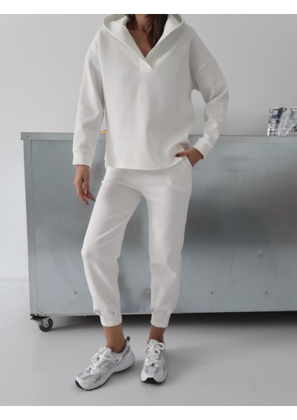 Kadın Nexa Scuba Kumaş Kapüşonlu Alt- Üst Takım indirimleri