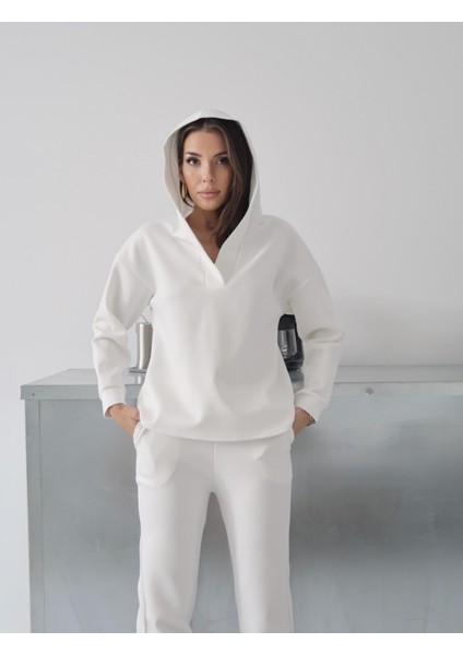 Kadın Nexa Scuba Kumaş Kapüşonlu Alt- Üst Takım