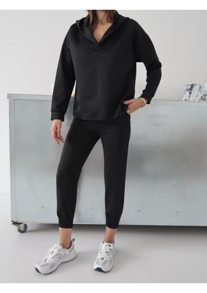 Kadın Nexa Scuba Kumaş Kapüşonlu Alt- Üst Takım