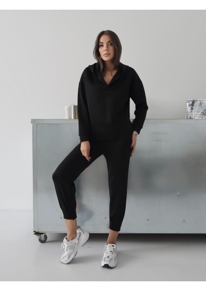 Kadın Nexa Scuba Kumaş Kapüşonlu Alt- Üst Takım