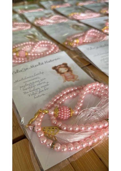 Isme Özel Hoşgeldin Mevlüt Bebek Hediyelik - 20 Adet - Tespih Hediyelik indirimleri