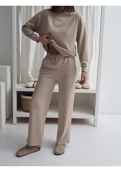 Kadın Renee Modal Bisiklet Yaka Alt-Üst Takım