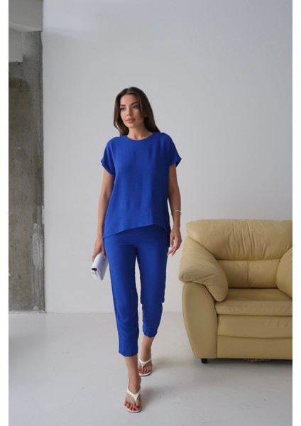 Kadın Ashley Paça Pensli Aerobin Kumaş Alt-Üst Takım