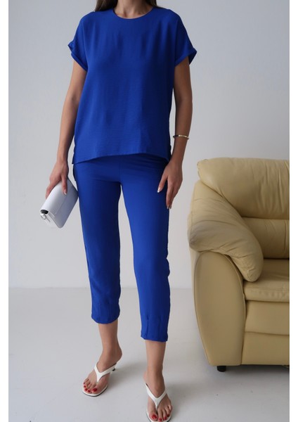 Kadın Ashley Paça Pensli Aerobin Kumaş Alt-Üst Takım