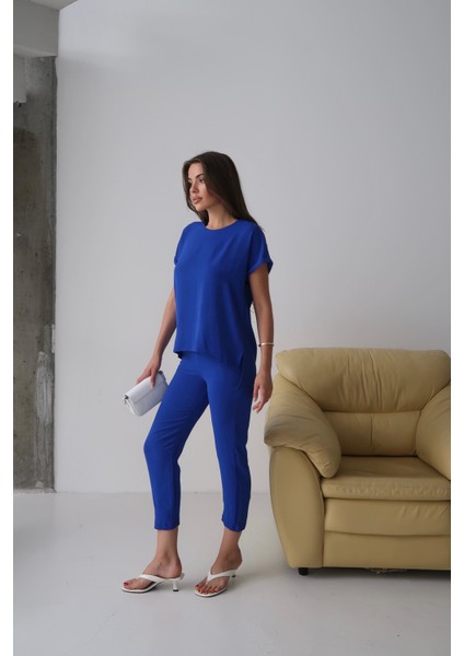 Kadın Ashley Paça Pensli Aerobin Kumaş Alt-Üst Takım