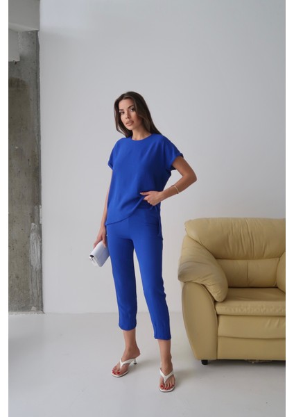 Kadın Ashley Paça Pensli Aerobin Kumaş Alt-Üst Takım