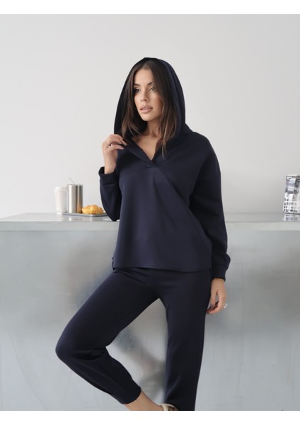 Kadın Nexa Scuba Kumaş Kapüşonlu Alt- Üst Takım