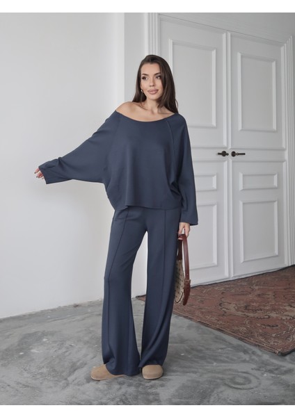 Kadın Elora Modal Pis Dikiş Detaylı Alt-Üst Takım modelleri