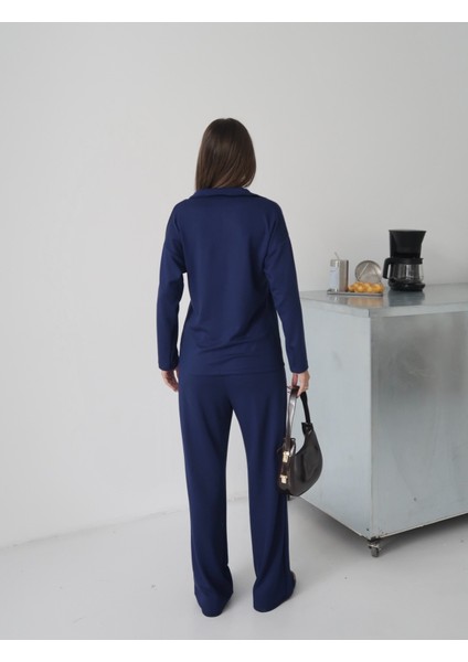 Kadın Lora Modal Polo Yaka Alt-Üst Takım fiyatları