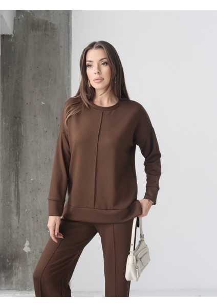 Kadın Talia Modal Ön Çımalı Yan Yırtmaçlı Alt-Üst Takım modelleri