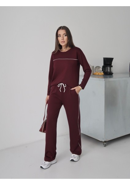 Kadın Blake Modal Biye Detaylı Alt-Üst Takım modelleri