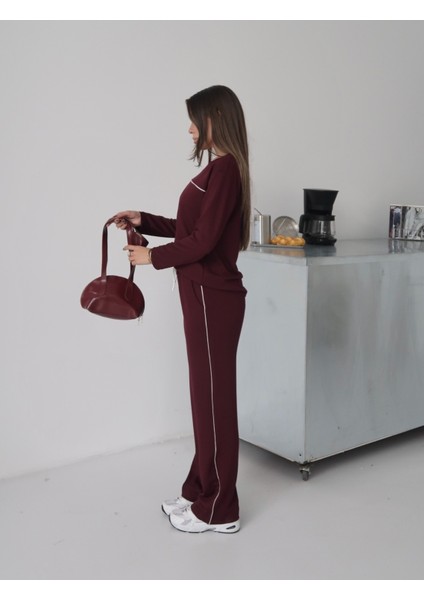 Kadın Blake Modal Biye Detaylı Alt-Üst Takım fırsatları