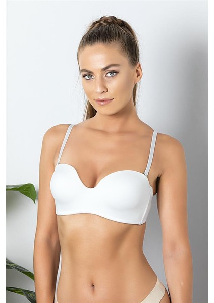 Lesca Straplez Sütyen Ekru (BRF11260)