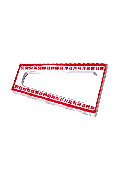 Plastik Yassı Bilezik Ölçüm 50-86