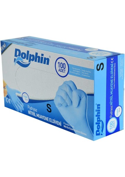 Pudrasız Mavi Nitril Eldiven Küçük Boy (S) 100 Lü Paket fiyatları
