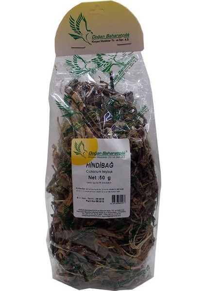 Hindibağ Yaprağı Otu Doğal 50 gr Paket