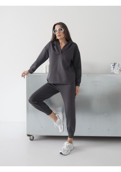 Kadın Nexa Scuba Kumaş Kapüşonlu Alt- Üst Takım fırsatları