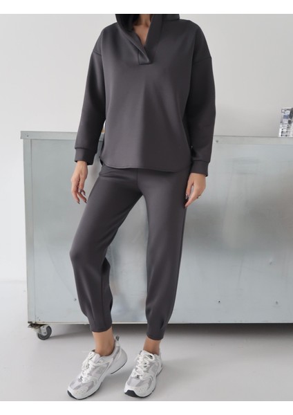 Kadın Nexa Scuba Kumaş Kapüşonlu Alt- Üst Takım