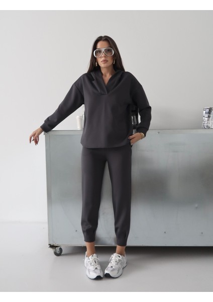 Kadın Nexa Scuba Kumaş Kapüşonlu Alt- Üst Takım