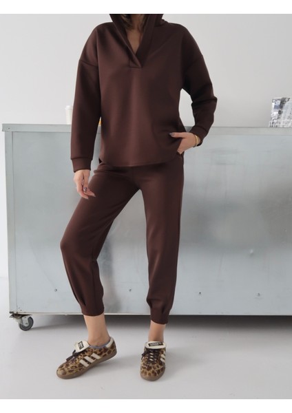 Kadın Nexa Scuba Kumaş Kapüşonlu Alt- Üst Takım