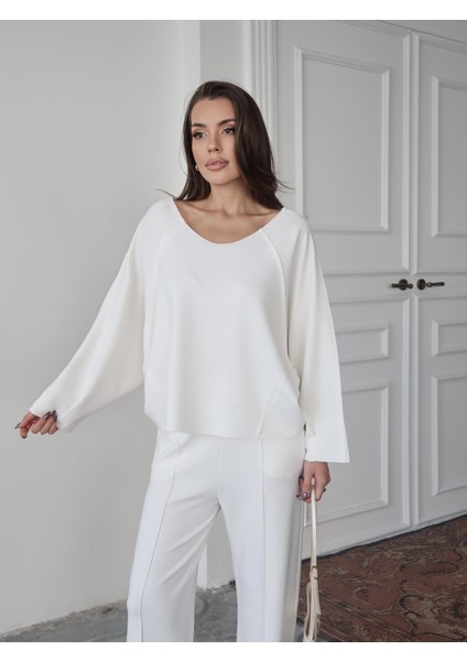 Kadın Elora Modal Pis Dikiş Detaylı Alt-Üst Takım fırsatları
