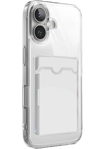 Apple iPhone 17 Kart Şeffaf Silikon - Şeffaf