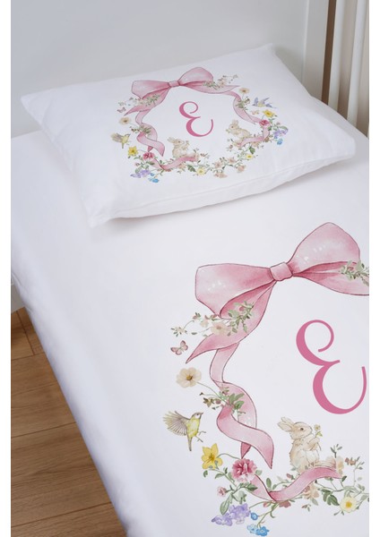 Organik Bebek Boy Lastikli Çarşaf Seti - Floral Serisi - E Harfi fiyatları