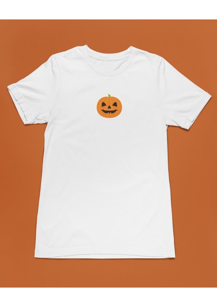 Halloween Pumpkin Face Bal Kabağı Unisex Tişört T-Shirt fiyatları