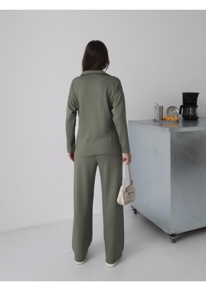 Kadın Lora Modal Polo Yaka Alt-Üst Takım fiyatları