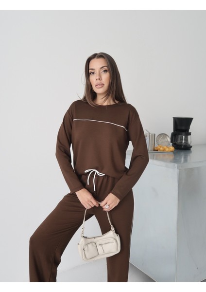 Kadın Blake Modal Biye Detaylı Alt-Üst Takım indirimleri