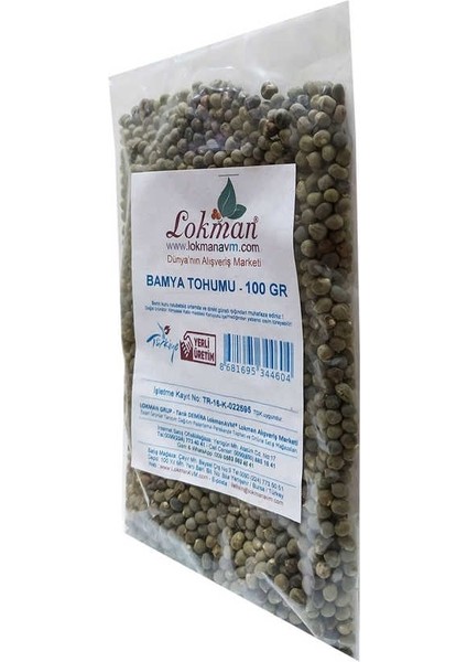 Bamya Tohumu 100 gr Paket modelleri