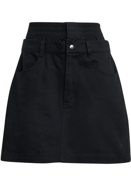 Kadın Siyah Etek Fb Utılıty Mını JX7593