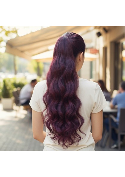 Tokalı Dalgalı At Kuyruğu / Koyu Kızıl