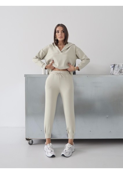 Kadın Nexa Scuba Kumaş Kapüşonlu Alt- Üst Takım fırsatları