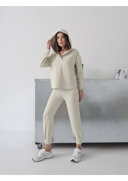 Kadın Nexa Scuba Kumaş Kapüşonlu Alt- Üst Takım