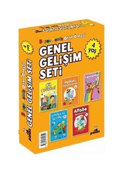 Okul Öncesi 4 Yaş Genel Gelişim Seti (5 Kitap)