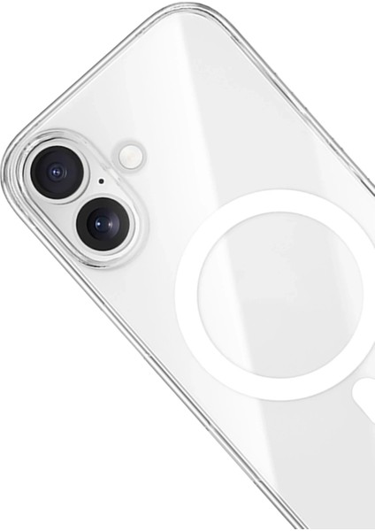 iPhone 17 Kılıf Pc Real Sert Mika Şeffaf Magsafe Kapak - Şeffaf fiyatları