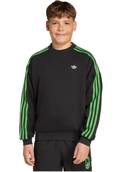 Çocuk Siyah Sweatshirt Crew JW7723 fiyatları