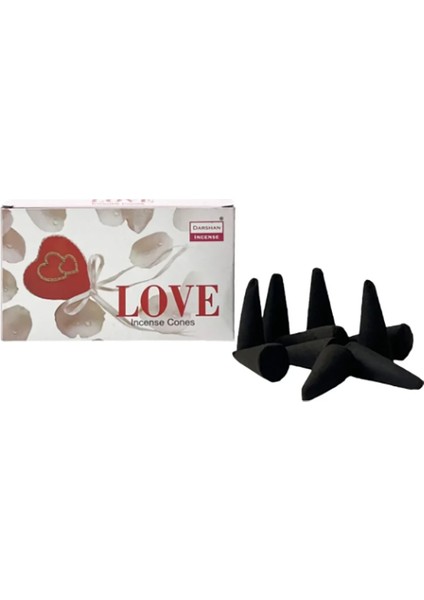 Darshan Incense Love Konik Tütsü 10 Adet modelleri