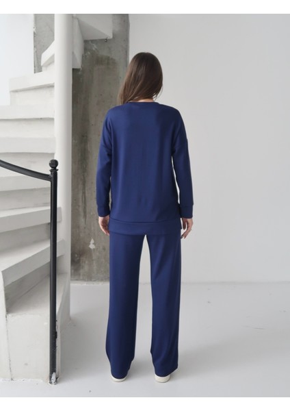 Kadın Talia Modal Ön Çımalı Yan Yırtmaçlı Alt-Üst Takım fiyatları