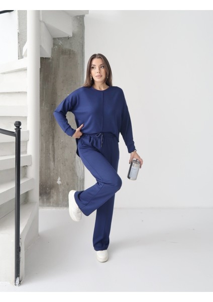 Kadın Talia Modal Ön Çımalı Yan Yırtmaçlı Alt-Üst Takım fırsatları