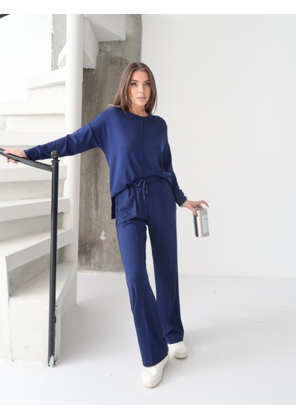 Kadın Talia Modal Ön Çımalı Yan Yırtmaçlı Alt-Üst Takım indirimleri
