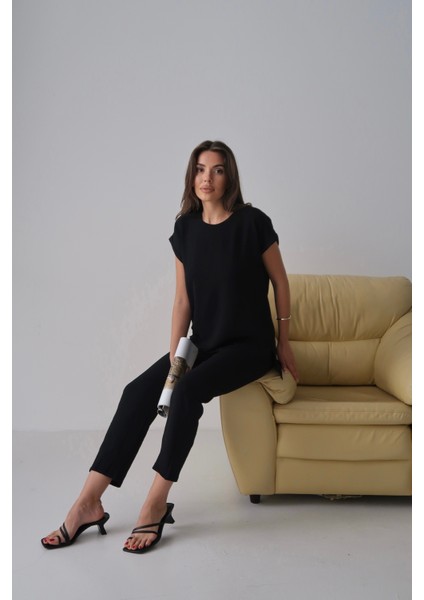 Kadın Ashley Paça Pensli Aerobin Kumaş Alt-Üst Takım