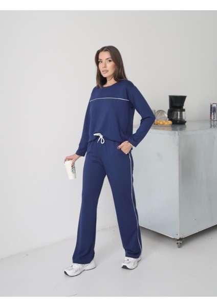 Kadın Blake Modal Biye Detaylı Alt-Üst Takım fırsatları